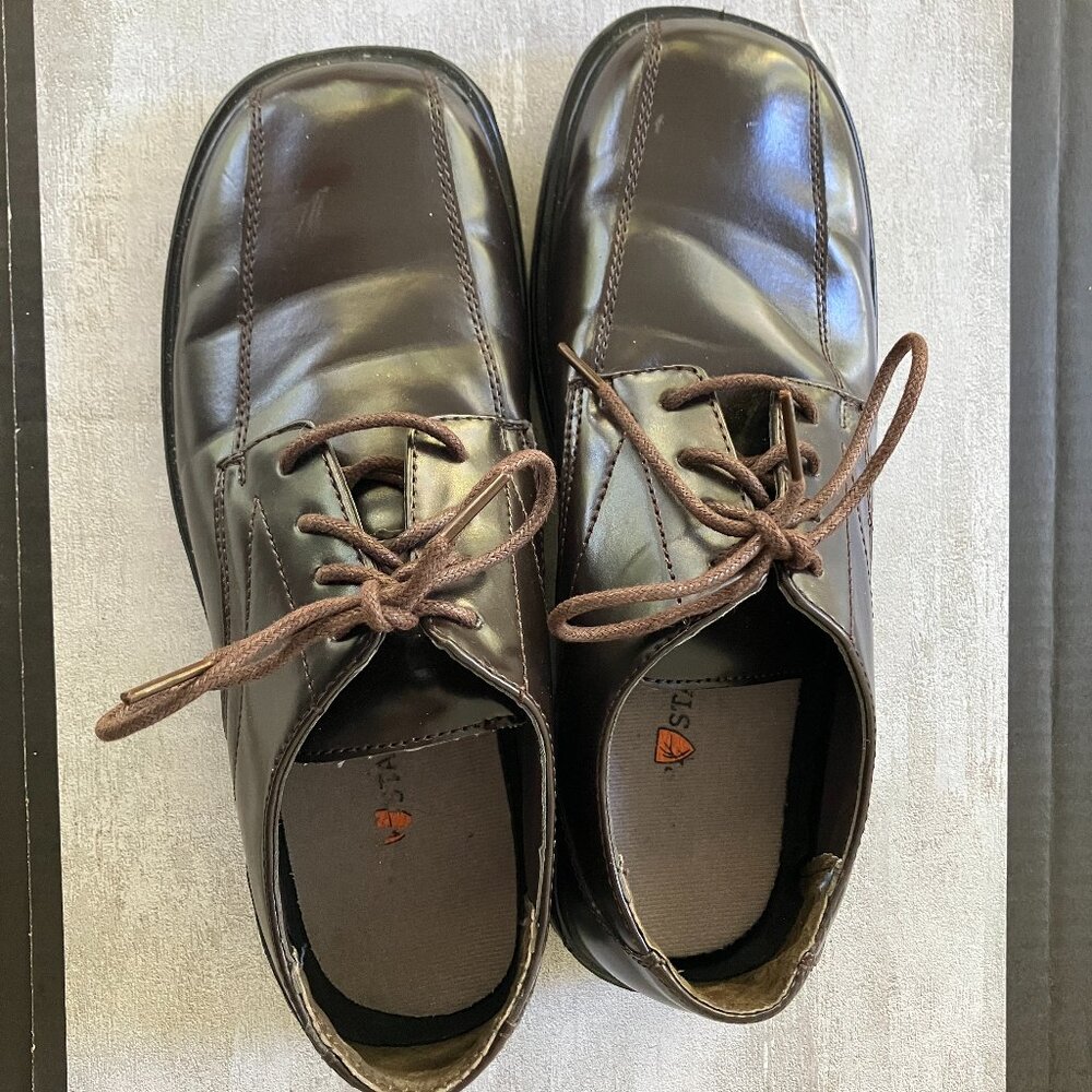 Boys Oxford shoes, Dark Brown